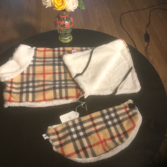 Handmade Original Dog Coat and Matching Neck Wrap - Picture 2 of 2